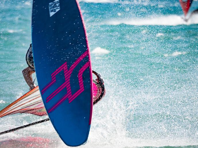 person windsurfing during daytime